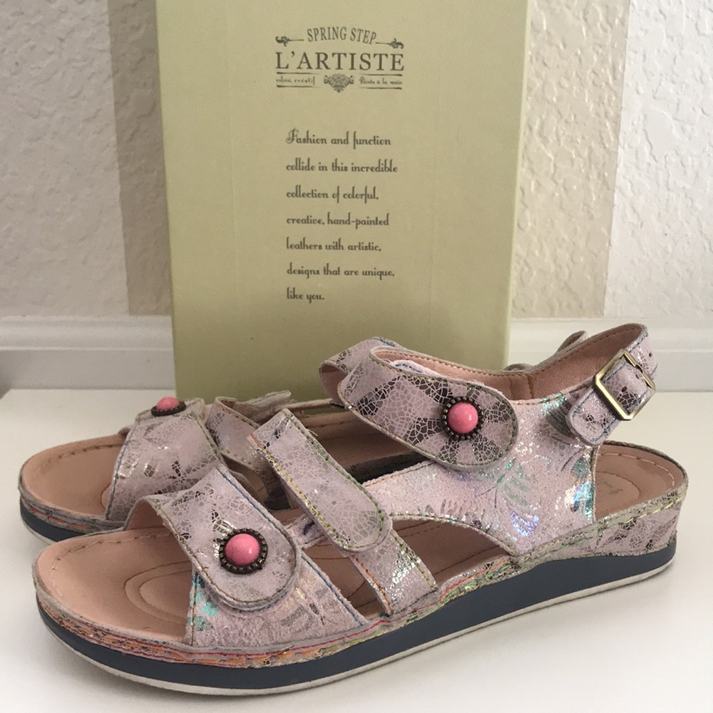 L'Artiste by Spring Step Multicolor Sandals - Picture 3 of 14